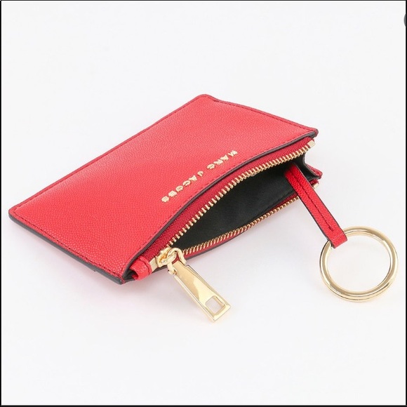 Marc Jacobs Handbags - Marc Jacobs Red Saffiano Leather Wallet
